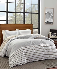 Eddie Bauer Cooper Stripe Duvet Cover Set