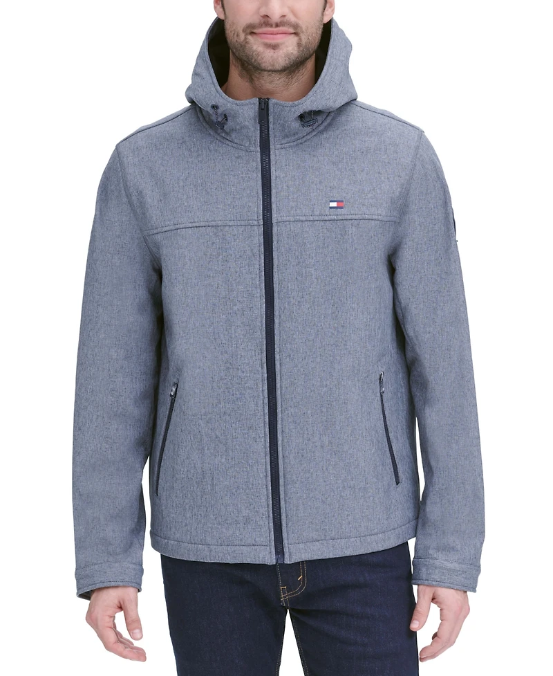 Tommy Hilfiger Men's Hooded Soft-Shell Jacket, Created for Macy's