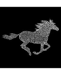 La Pop Art Men's Word Hoodie - Mustang