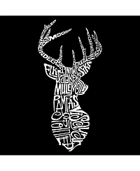 La Pop Art Men's Word Hoodie - Types of Deer