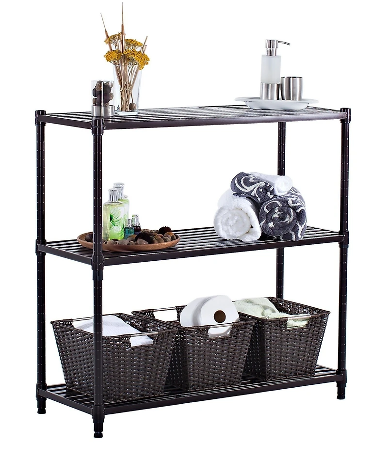 Trinity 3-Tier Slat Shelving Rack