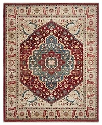 Lauren Ralph Lauren Chloe Lrl1221b Beige Red Area Rug