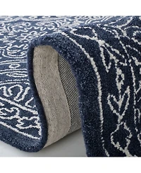 Lauren Ralph Lauren Etienne LRL6603N Navy and Ivory 2'6" X 4' Area Rug