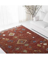 Lauren Ralph Lauren Nahla LRL7545A Currant 8' X 10' Area Rug