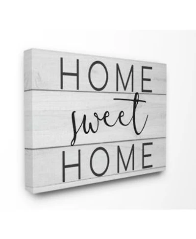 Stupell Industries Home Sweet Home Planks Art Collection
