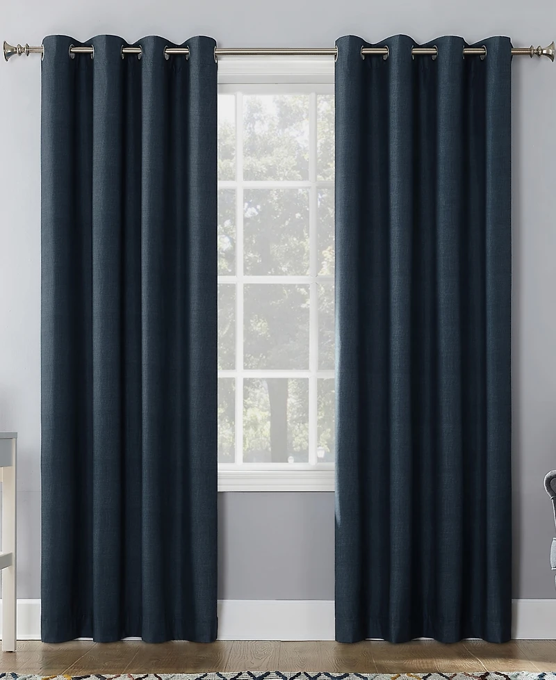 Duran Thermal Insulated 100% Blackout Grommet Curtain Panel