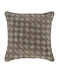 J Queen New York Cracked Ice Decorative Pillow, 18" x 18"