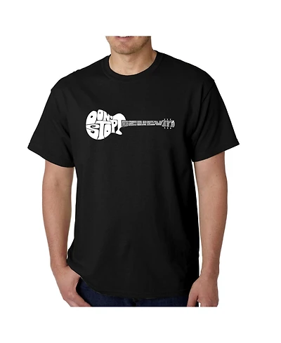 La Pop Art Men's Word T-Shirt - Don't Stop Believin
