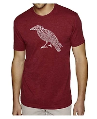 La Pop Art Men's Premium Word T-Shirt - The Raven
