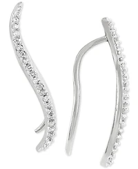 Diamond Ear Crawlers (1/10 ct. t.w.) in Sterling Silver