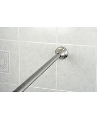 Kingston Brass Decorative Flange 72-inch Tension Shower Rod