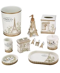 Avanti Paris Botanique Hand Painted Resin Bath Accessories