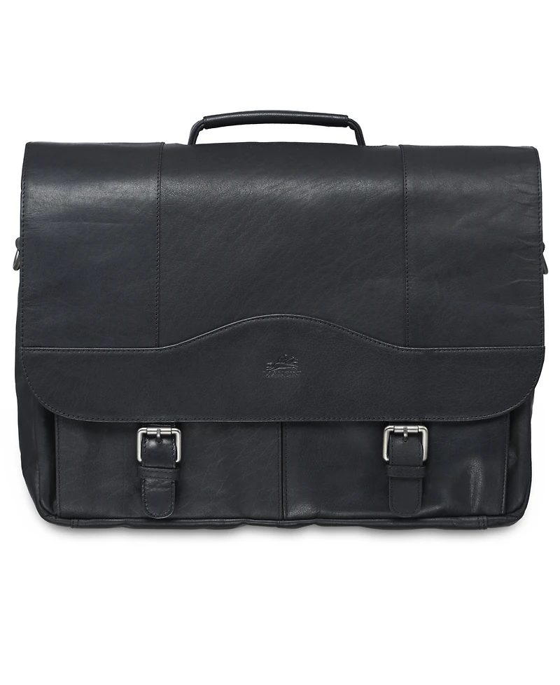 Mancini Buffalo Collection Porthole Laptop/ Tablet Briefcase