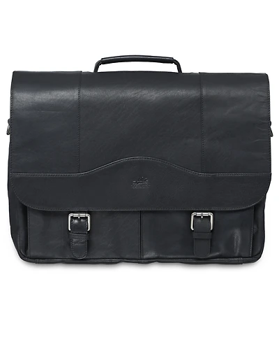 Mancini Buffalo Collection Porthole Laptop/ Tablet Briefcase