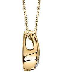 Sirena Diamond (1/10 ct. t.w.) Teardrop Pendant in 14k White, Yellow or Rose Gold