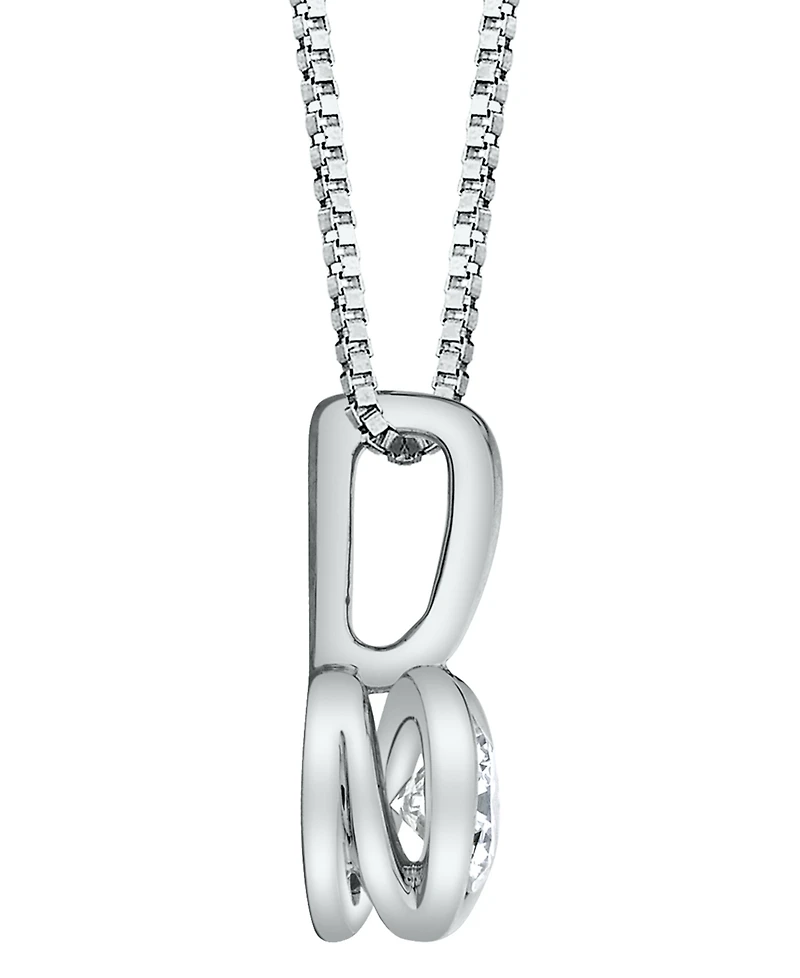 Sirena Diamond (1/10 ct. t.w.) Energy Pendant 14k White, Yellow or Rose Gold