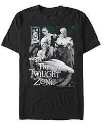 Twilight Zone Cbs Men's Entering Another Dimension Short Sleeve T-Shirt