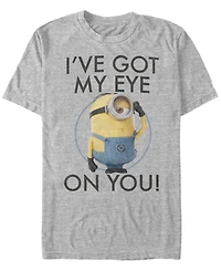 Minions Illumination Men's Despicable Me Got My Eyes On You Short Sleeve T-Shirt