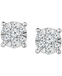 TruMiracle Diamond Stud Earrings (1 ct. t.w.) in 14k White Gold