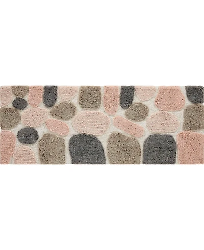 Chesapeake Pebbles Plush Bath Runner, 24" x 60"