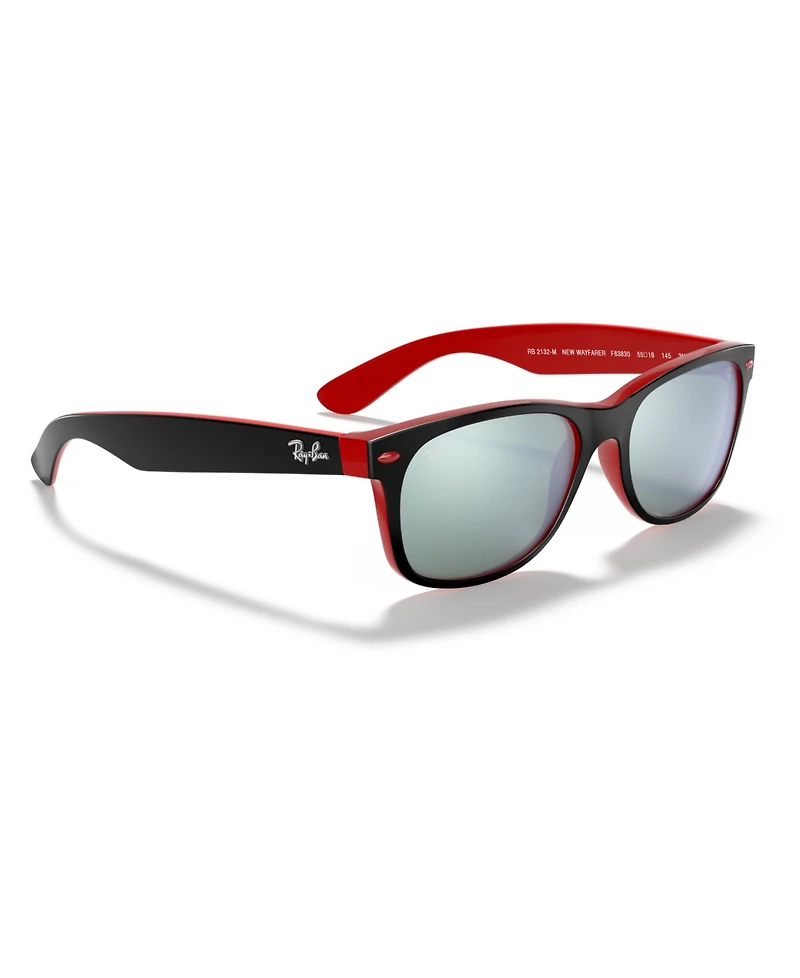 Ray-Ban Unisex Sunglasses, RB2132M Scuderia Ferrari Collection 55