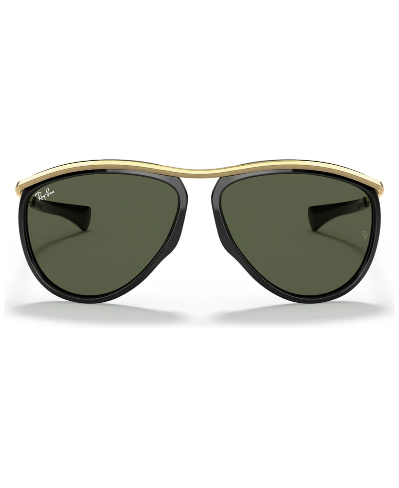 Ray-Ban Olympian Aviator Sunglasses, RB2219 59