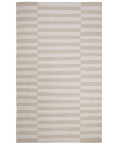 Lauren Ralph Lauren Ludlow Stripe Lrl7350d Alabaster Area Rug Collection