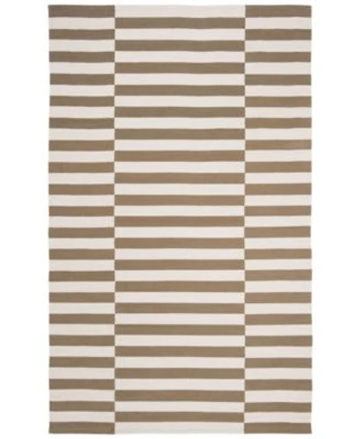 Lauren Ralph Lauren Ludlow Stripe Lrl7350c Sepia Area Rug Collection