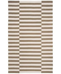 Lauren Ralph Lauren Ludlow Stripe Lrl7350c Sepia Area Rug Collection