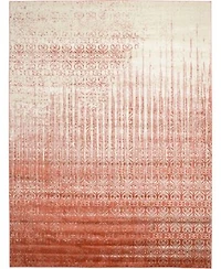 Bayshore Home Lyon Lyo2 Red Area Rug Collection