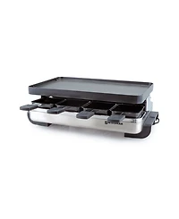 Swissmar 8 Person Stelvio Raclette Party Grill with Reversible Grill Plate