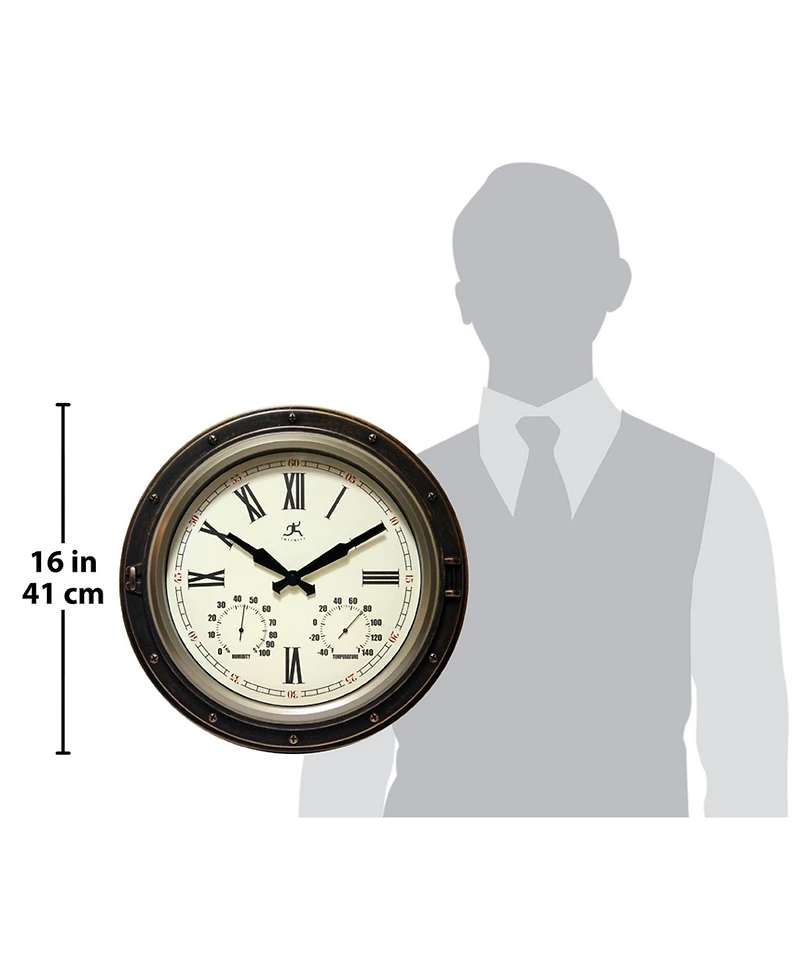 Infinity Instruments Round Wall Clock