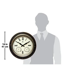 Infinity Instruments Round Wall Clock
