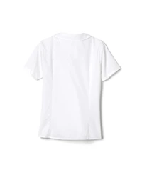 French Toast Big Girls Short Sleeve Modern Peter Pan Blouse