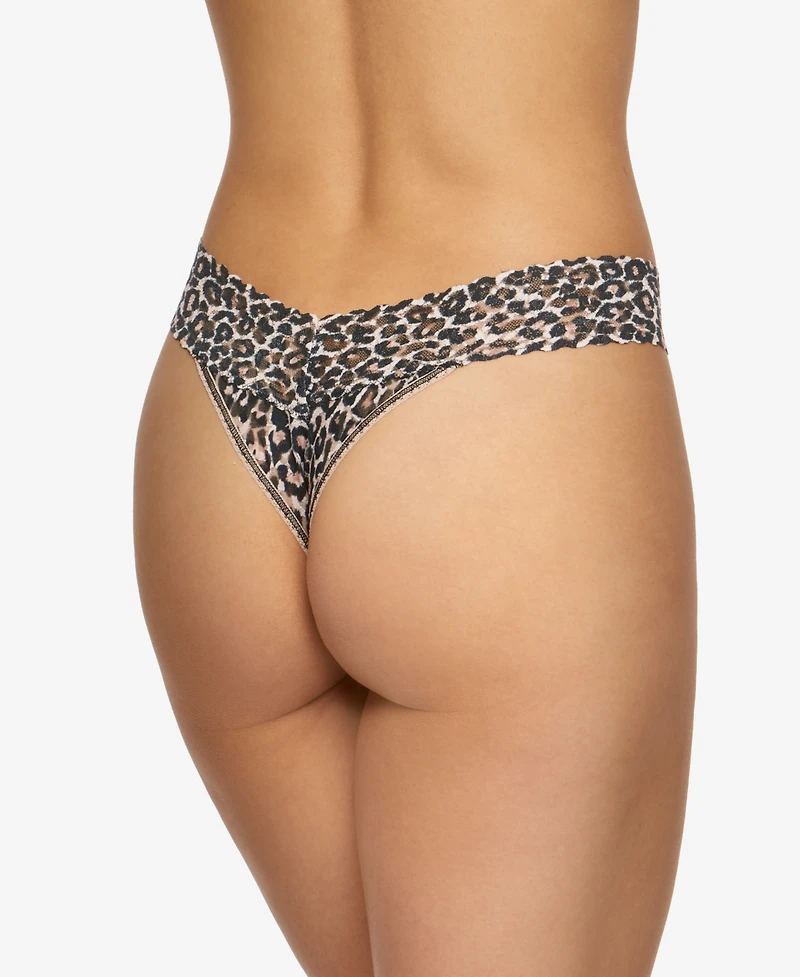 Hanky Panky Original-Rise Printed Lace Thong