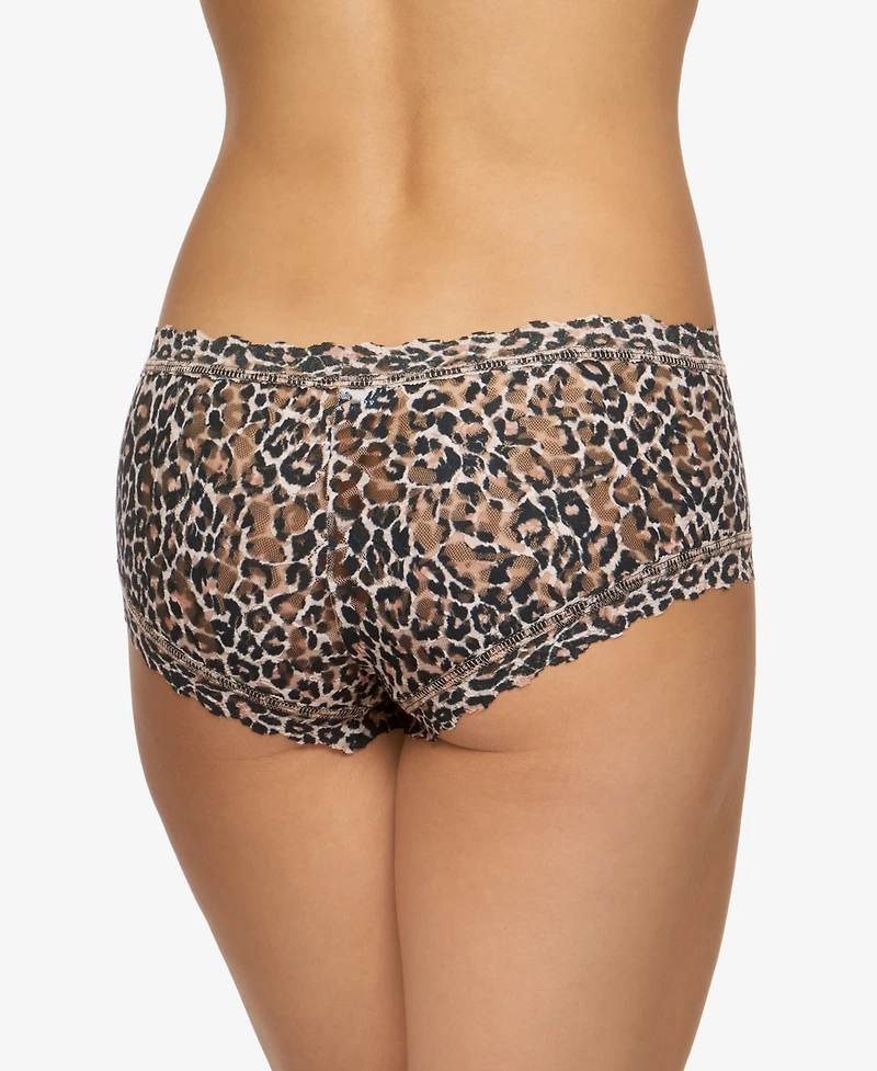 Hanky Panky Women's Lace Printed Boyshort Underwear