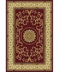 Closeout Km Home Navelli Red Area Rug Collection
