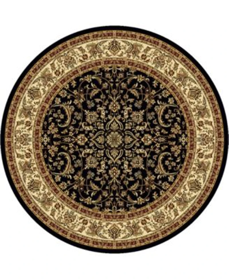 Closeout Km Home Navelli 1427 Black Area Rug Collection