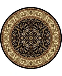 Closeout Km Home Navelli 1427 Black Area Rug Collection