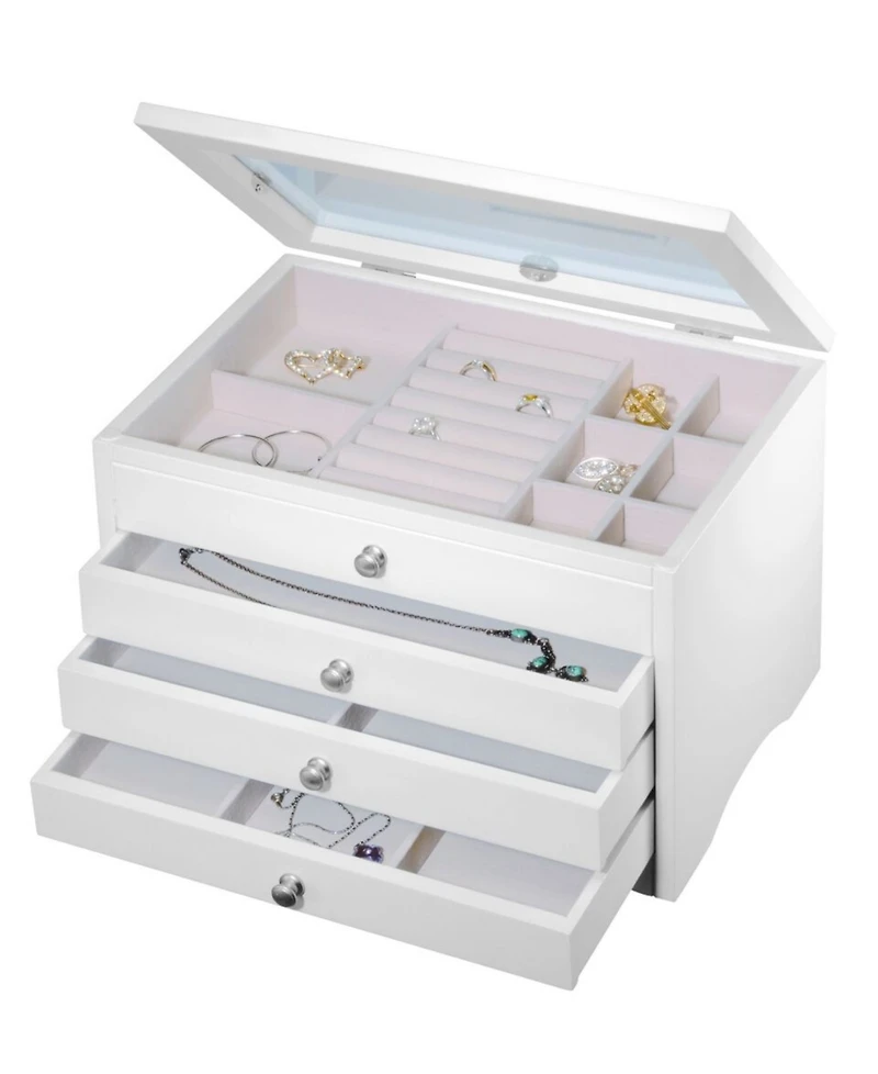 Pko Inc. Elegant Lift Top Jewelry Box