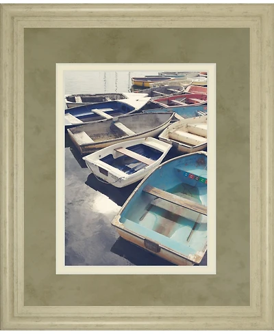 Classy Art Eastern Coastal by Sarah Gardner Framed Print Wall Art - 34" x 40"