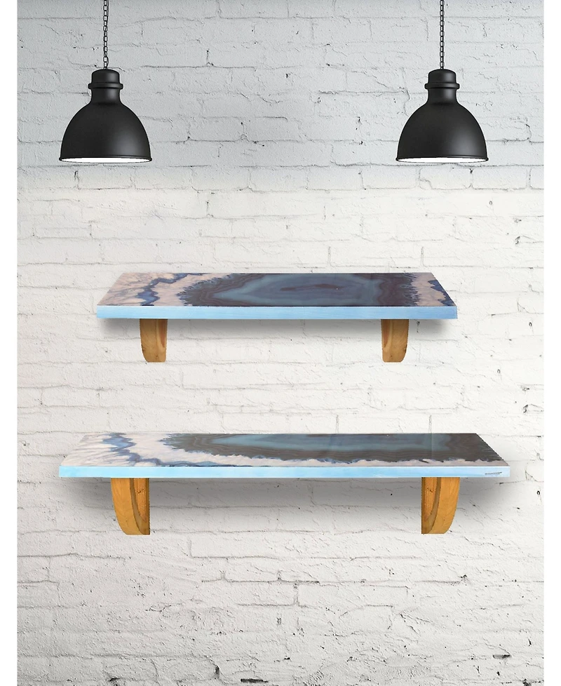 Tx Usa Corporation Agate Wall Shelf 24