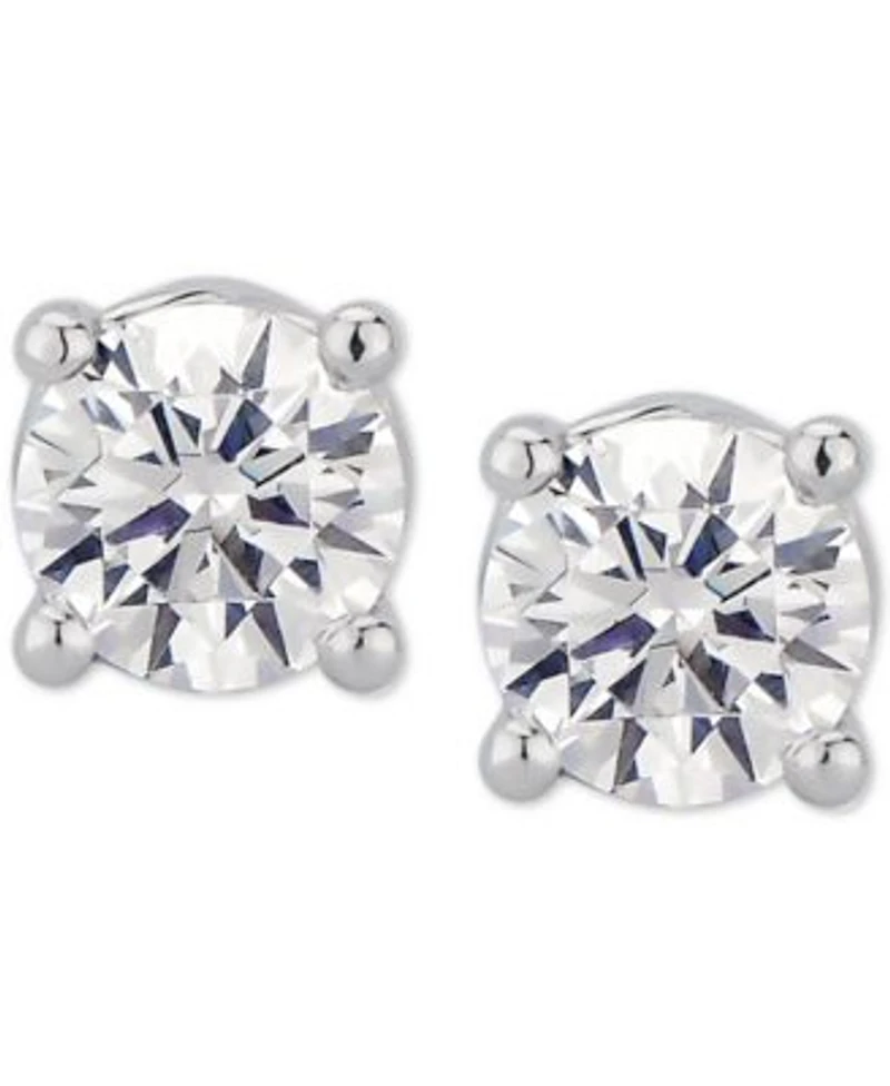 Gia Certified Diamond Stud Earrings 1 2 2 Ct. T.W. In 14k Gold