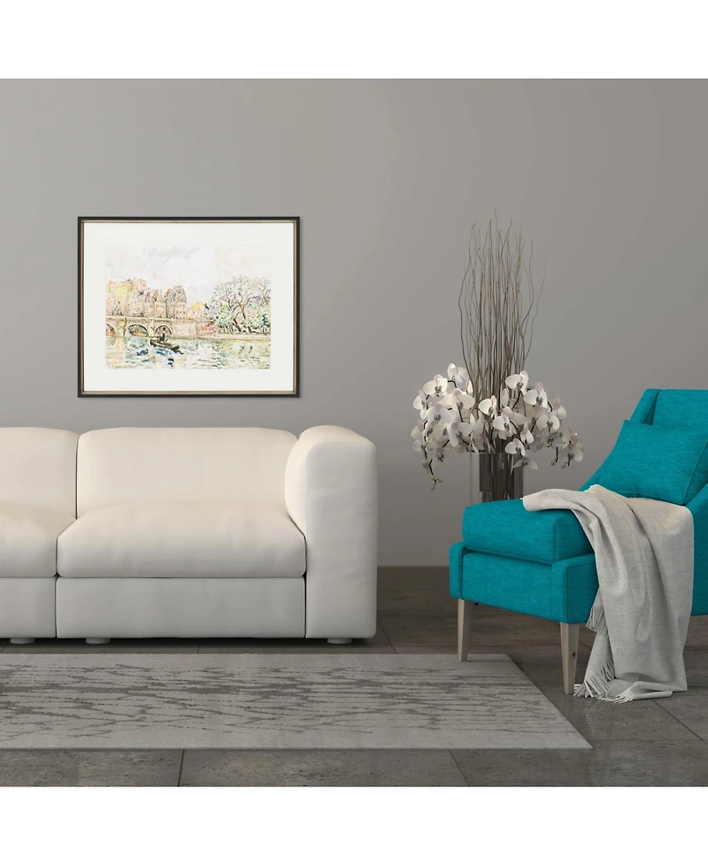Paragon Paris Le Place Dauphine Framed Wall Art, 28" x 34"