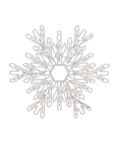 Northlight 15.25" Lighted Snowflake Christmas Window Silhouette Decoration