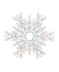 Northlight 15.25" Lighted Snowflake Christmas Window Silhouette Decoration