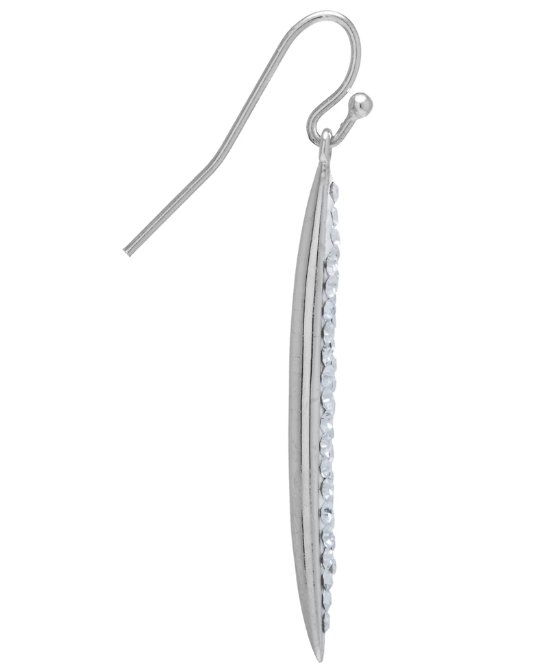 Giani Bernini Crystal Pave Drop Earrings in 14k Gold-Plated Sterling Silver, Created for Macy's