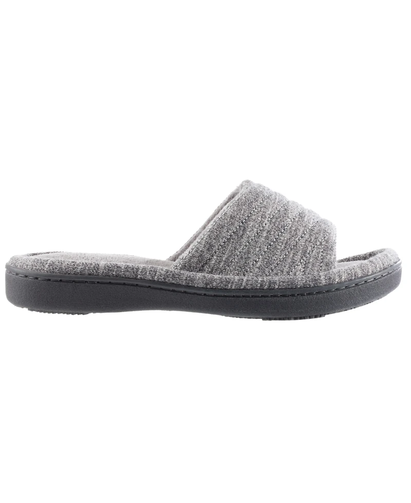 Isotoner Women's Space Knit Andrea Slide Slipper, Online Only