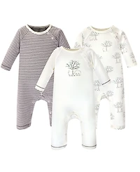 Touched by Nature Baby Boys Unisex Organic Cotton Jumpsuit