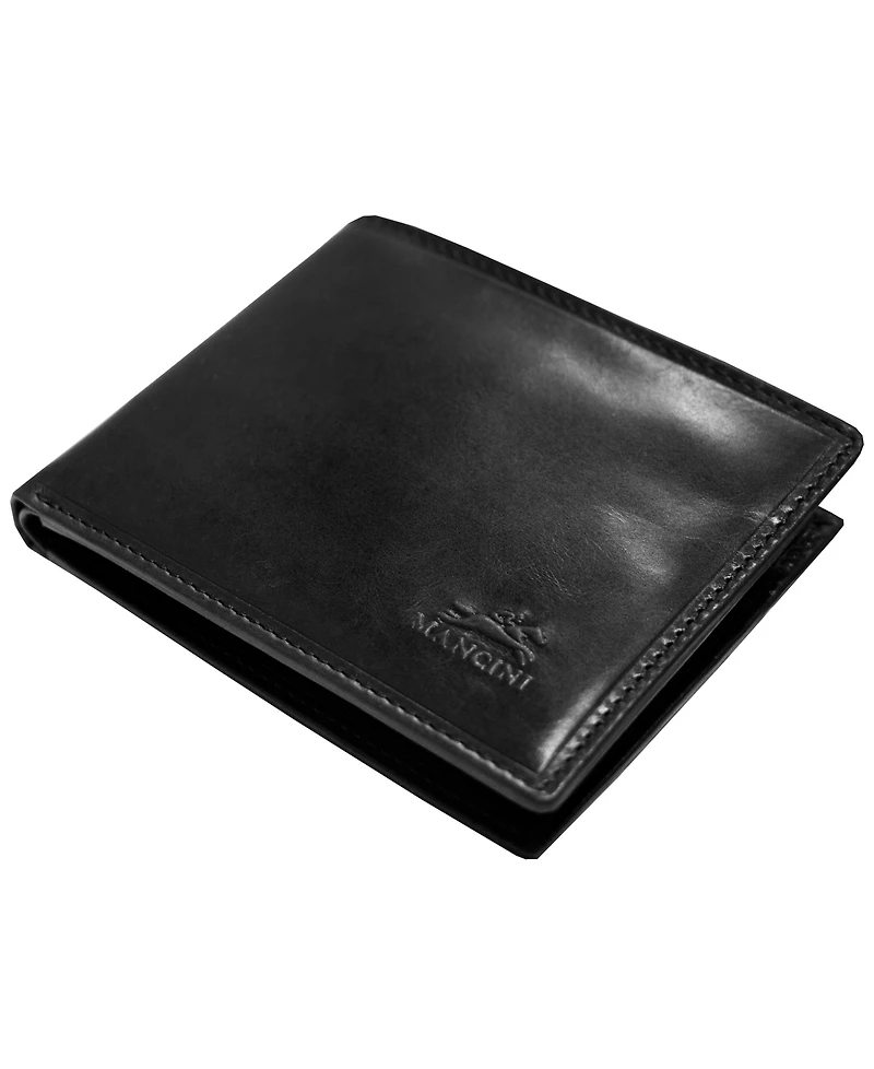 Men's Mancini Boulder Collection Rfid Secure Billfold with Removable Center Wing Passcase